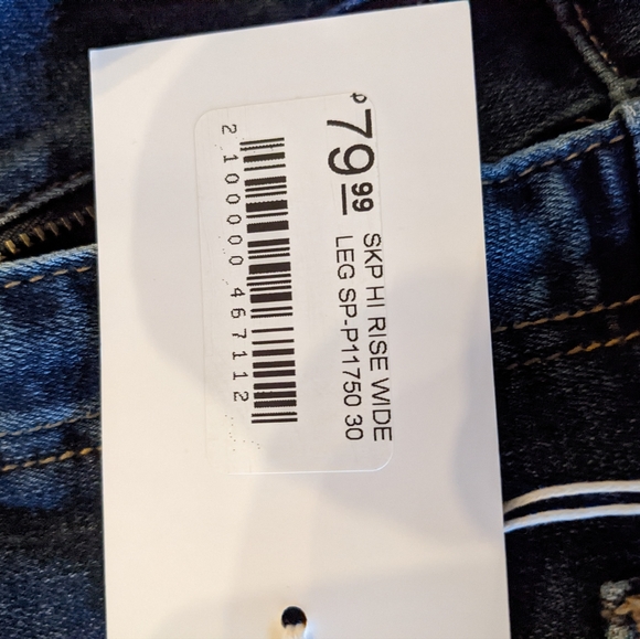 Sneak peek High Rise wide leg jeans - Picture 4 of 5